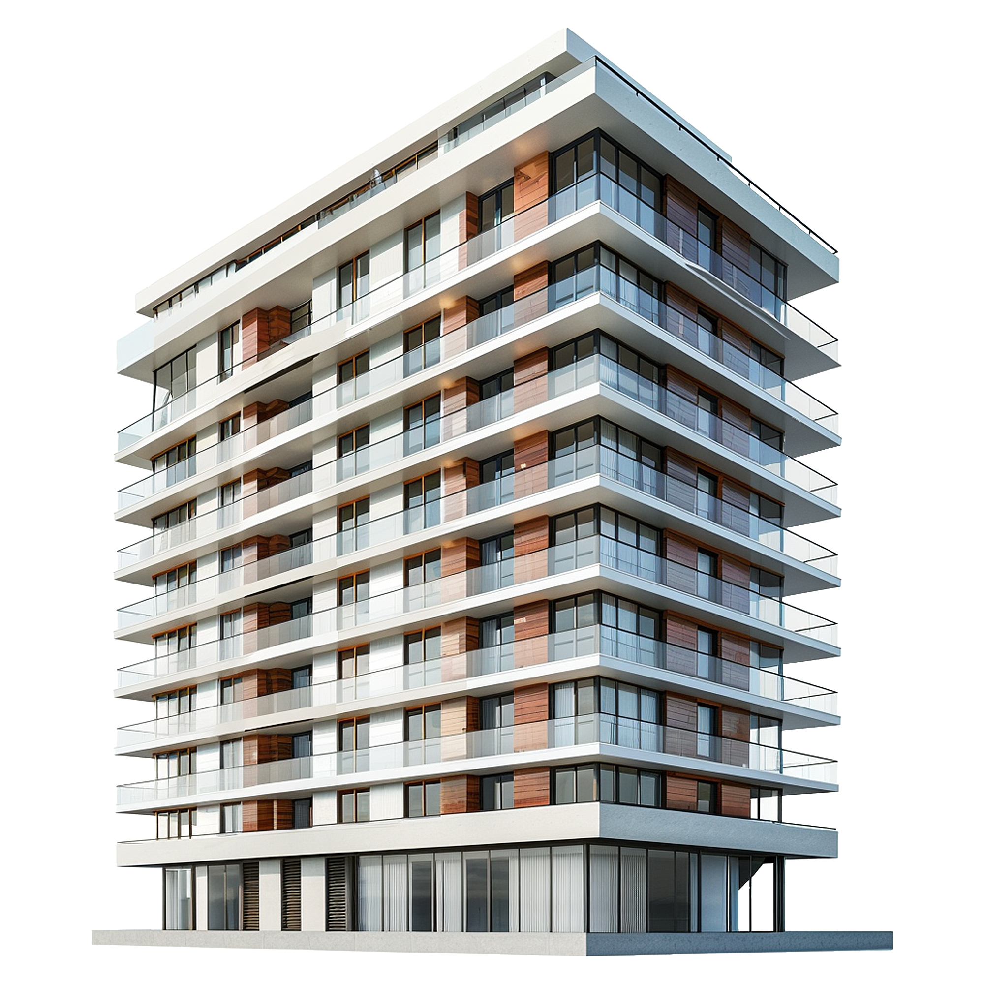 vecteezy modern architectural design of a luxury apartment building 58267241